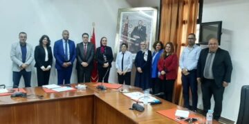 الدكتورة وفاء شاكر تستقبل أعضاء اللجنة الدائمة للمناهج والبرامج والتكوينات والوسائط التعليمية