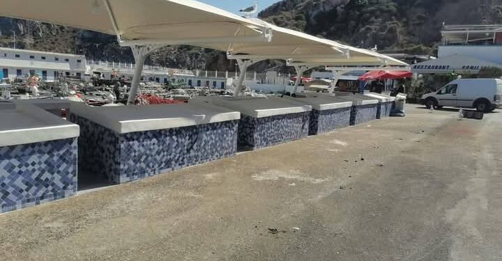 نقطة بيع السمك الجديدة بالميناء تعيد افتتاحها