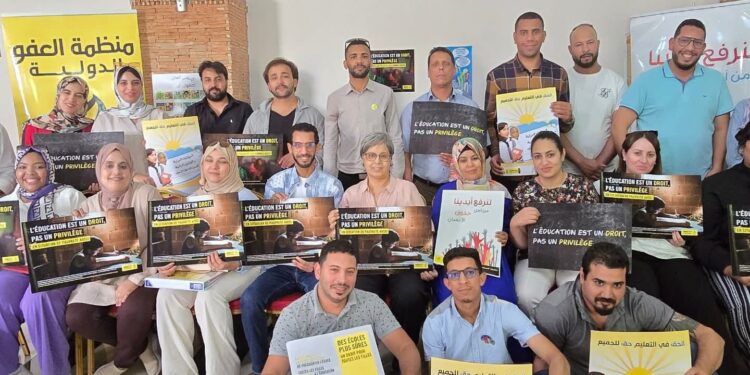 معهد امنيستي للتربية على حقوق الإنسان ينظم ورشة تدريبية في موضوع ” الحق في التعليم بين المواثيق الدولية والقوانين والسياسات الوطنية.