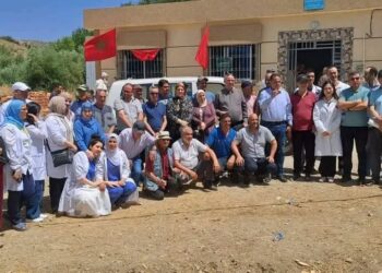 قافلة صحية متعددة التخصصات بدوار تاشربانت – أكنول/ تازة : 