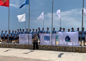 رفع اللواء الأزرق بميناء مارينا سمير وأربعة شواطئ تابعة لعمالة المضيق-الفنيدق