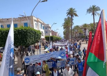 الاتحاد المغربي للشغل بالناظور ينظم مسيرة جهوية احتجاجية يوم 12 يوليوز 2025