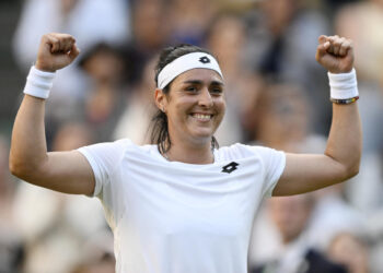 نجمة التنس التونسية انس جابر تطلق حملة عالمية لدعم غزة