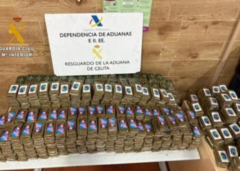 الحرس المدني الاسباني يضبط 117 كيلوغرامًا من الحشيش في معبر باب سبتة
