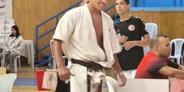 مروان اليعقوبي ابن تارجيست يتوج بالميدالية الذهبية للبطولة الدولية للكيوكوشنكاي بتونس : 