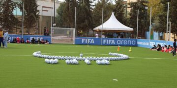 إعطاء انطلاقة مشروع FIFA Arena بالمغرب، من خلال تدشين أول ملعب دولي بمدرسة حليمة السعدية