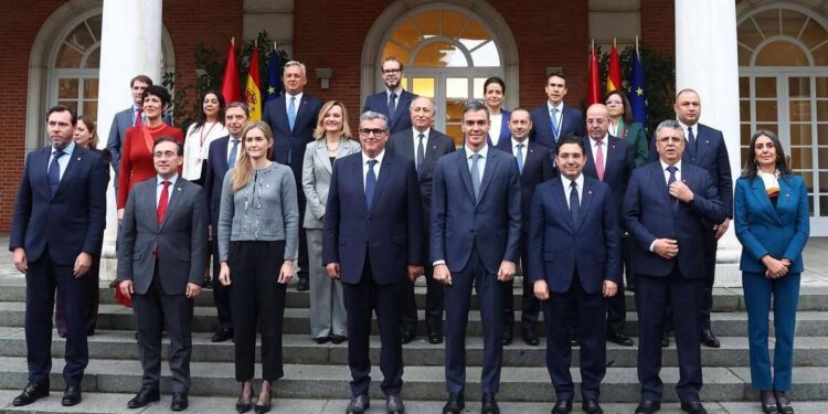 اعلان اسباني مغربي مشترك يتوج اشغال الدورة 13 للاجتماع رفيع المستوى بين البلدين :