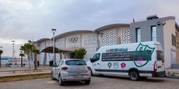 افتتاح القاعة المغطاة الجديدة بالدريوش : 