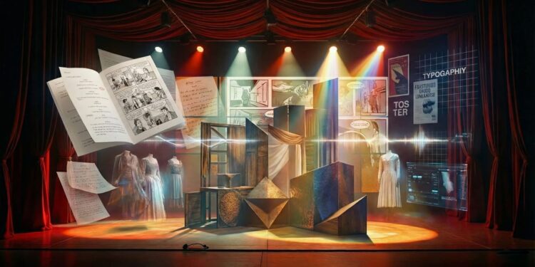 العلاقة بين الفنون التطبيقية والمسرح: تكامل بصري وجمالي في بناء الفعل الدرامي: 