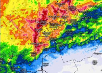 هطول أمطار غزيرة مستمرة من المحيط الأطلسي في شمال ووسط المغرب: بين الحذر وفوائد التساقطات : 