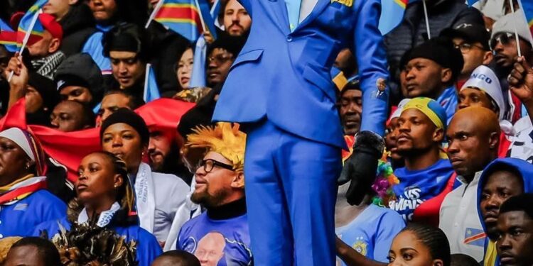 الكونغو يكرم لومومبا فيا المشجع المثالي لمنافسات كاس افريقيا : المغرب 2025 :