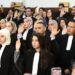 مراسيم اداء القسم المهني لفوج جديد للمحامين بهيئة طنجة :